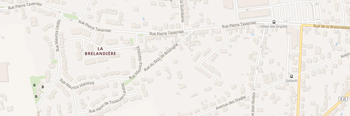 Plan du 13 Rue du Bois de Boulogne à Châtellerault