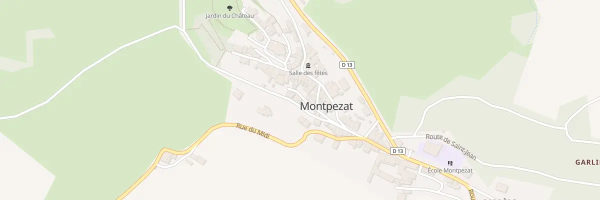 Plan du 5 Rue Pe de Bit à Montpezat