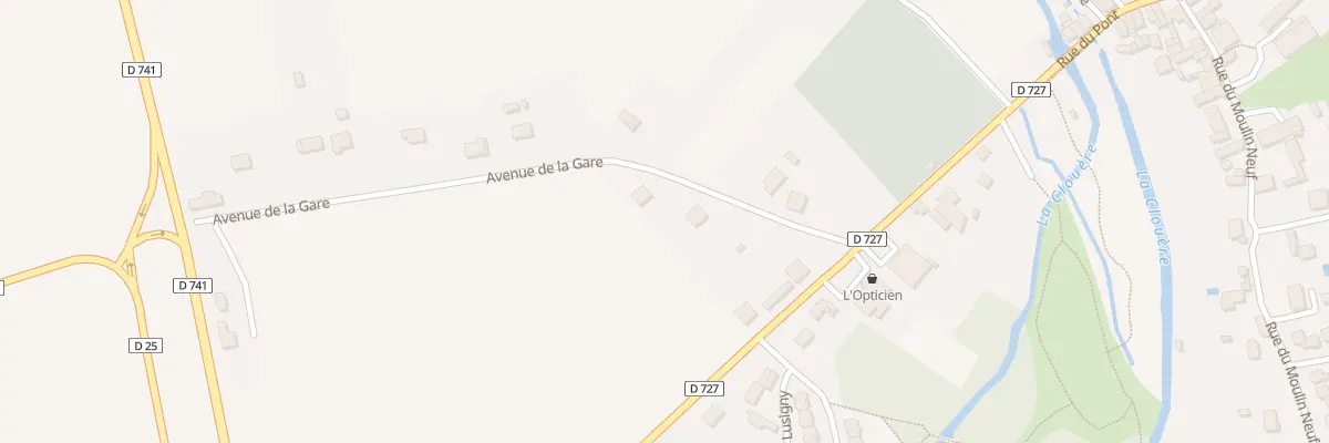 Plan du 3 Av de la Gare à Usson-du-Poitou