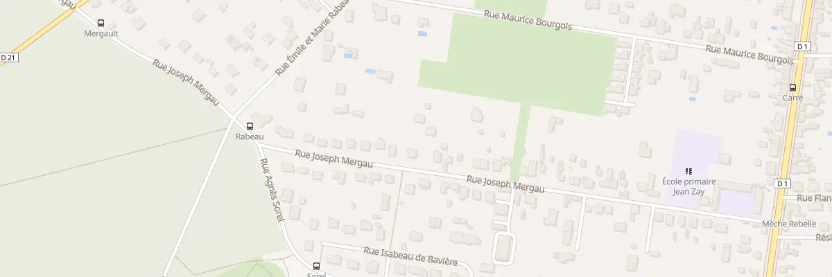 Plan du 62 Rue Joseph Mergau à Châtellerault