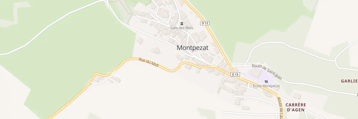 Plan du 4 Rue du Midi à Montpezat