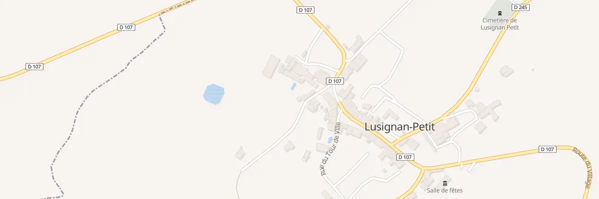 Plan du 5000 Le Bourg à Lusignan-Petit