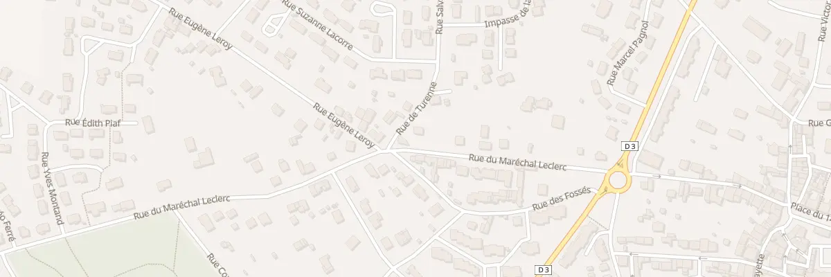 Plan du 3 Rue Turenne à Saint-Astier