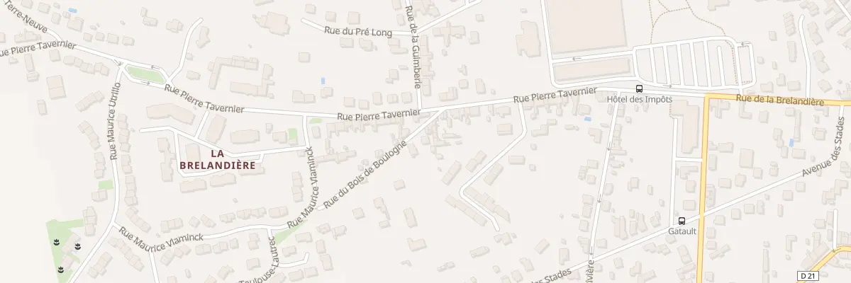 Plan du 9 Rue du Bois de Boulogne à Châtellerault