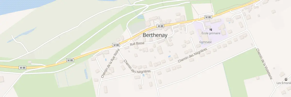 Plan du 15 Rue Basse à Berthenay