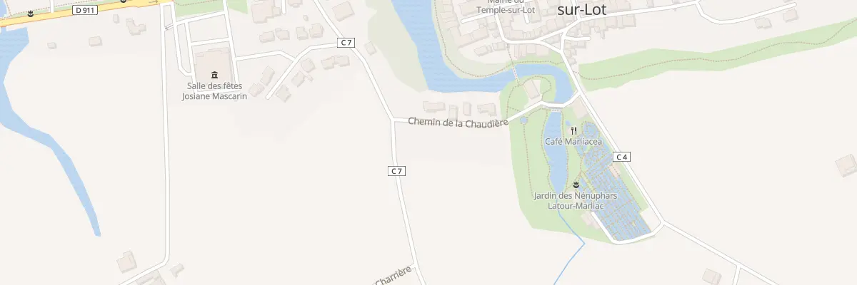 Plan du 7 Che de La Chaudière au Temple-sur-Lot