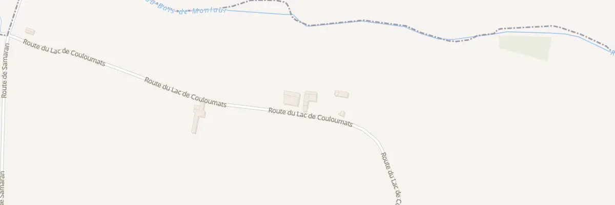 Plan du 535 Rte du Lac de Couloumats à Monlaur-Bernet