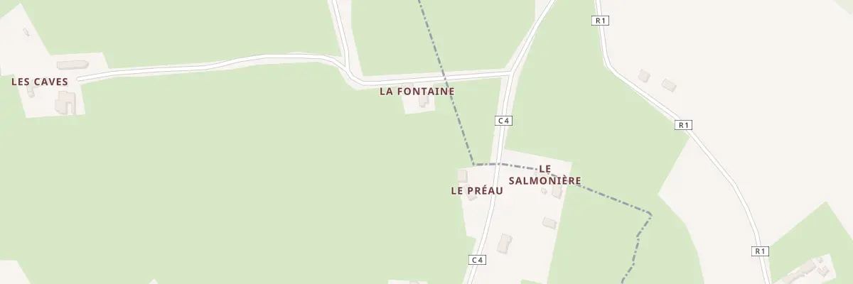 Plan du 5030 La Fontaine à Saint-Denis-des-Coudrais