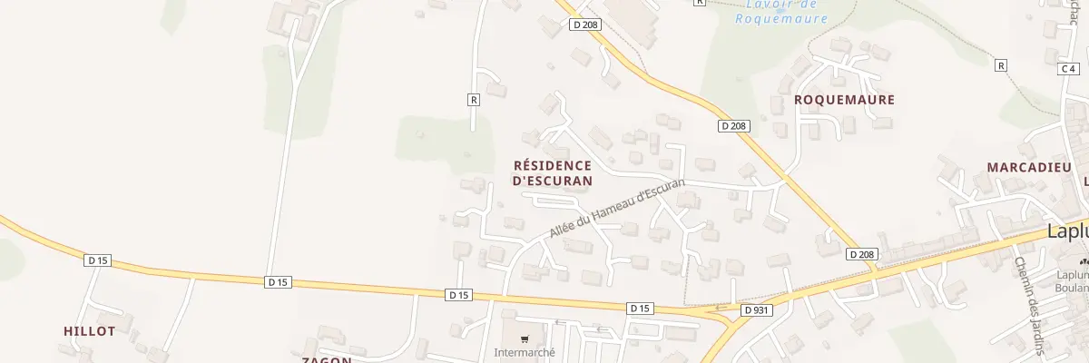 Plan du 52 Imp des Villas d’Escuran à Laplume