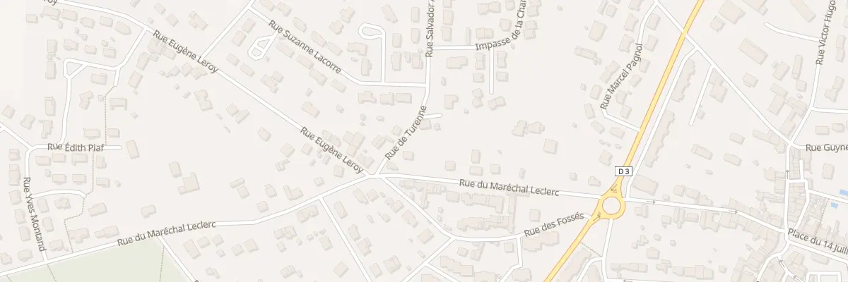 Plan du 5 Rue Turenne à Saint-Astier