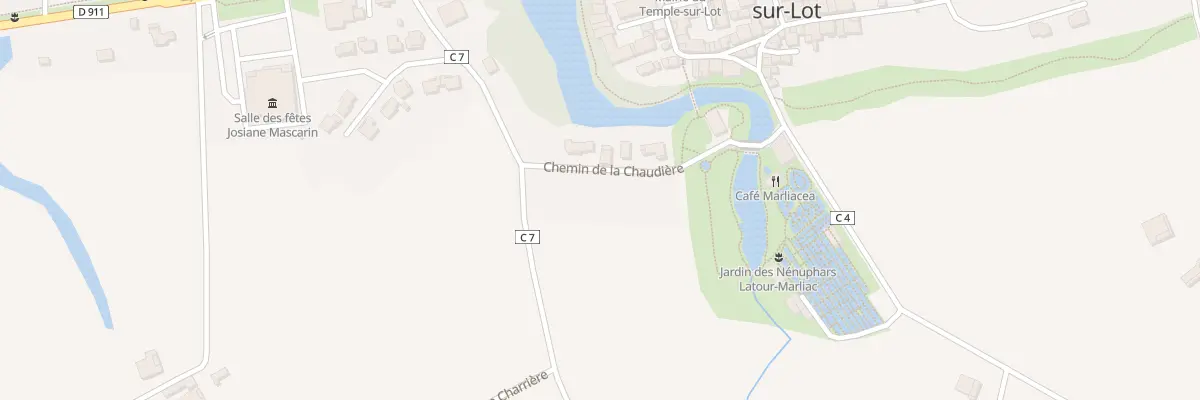 Plan du 5 Che de La Chaudière au Temple-sur-Lot