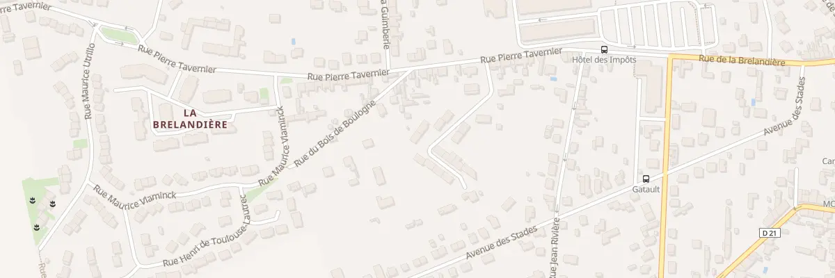 Plan du 11 Rue Nouvelle Brelandiere à Châtellerault