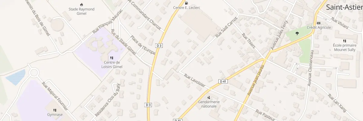 Plan du 42 Rue Sadi Carnot à Saint-Astier