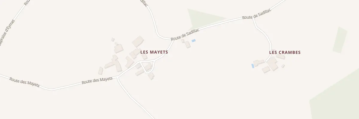 Plan du 14 Les Crambes Est à Saint-Perdoux