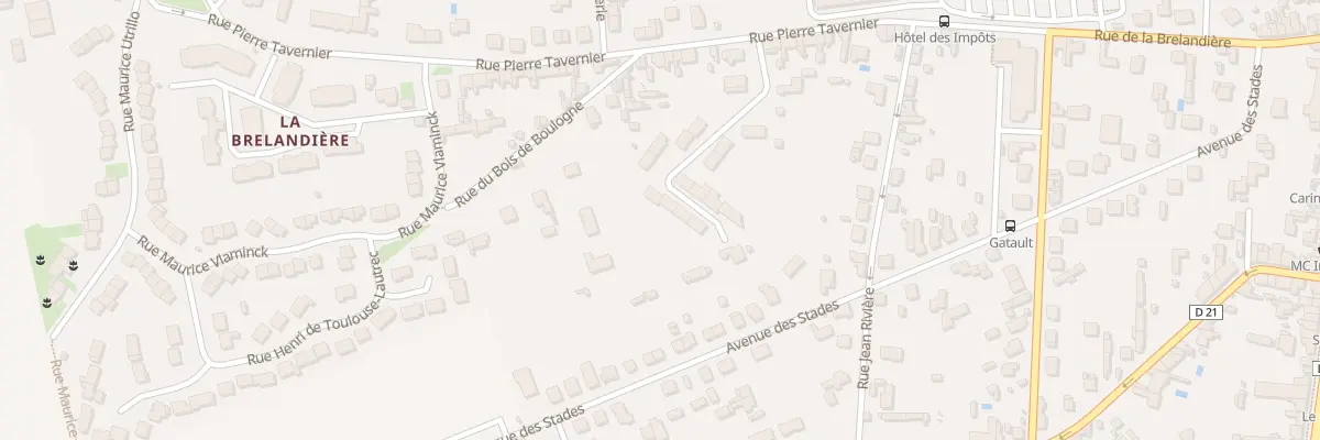 Plan du 7 Rue Nouvelle Brelandiere à Châtellerault