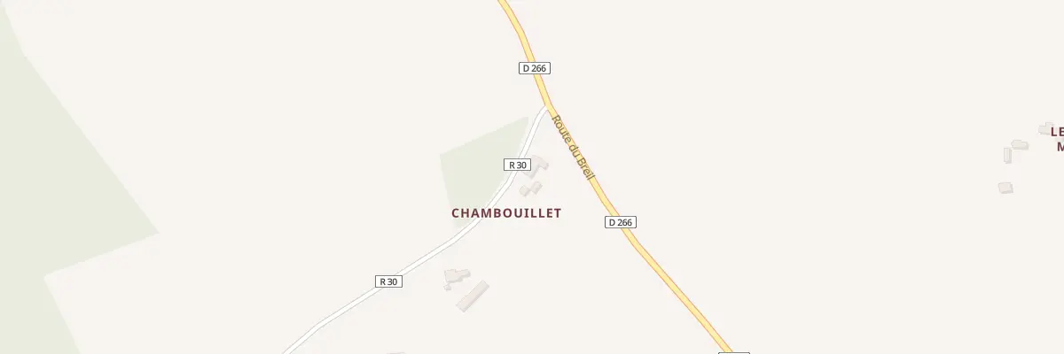 Plan du 1 Chambouillet au Breil-sur-Mérize