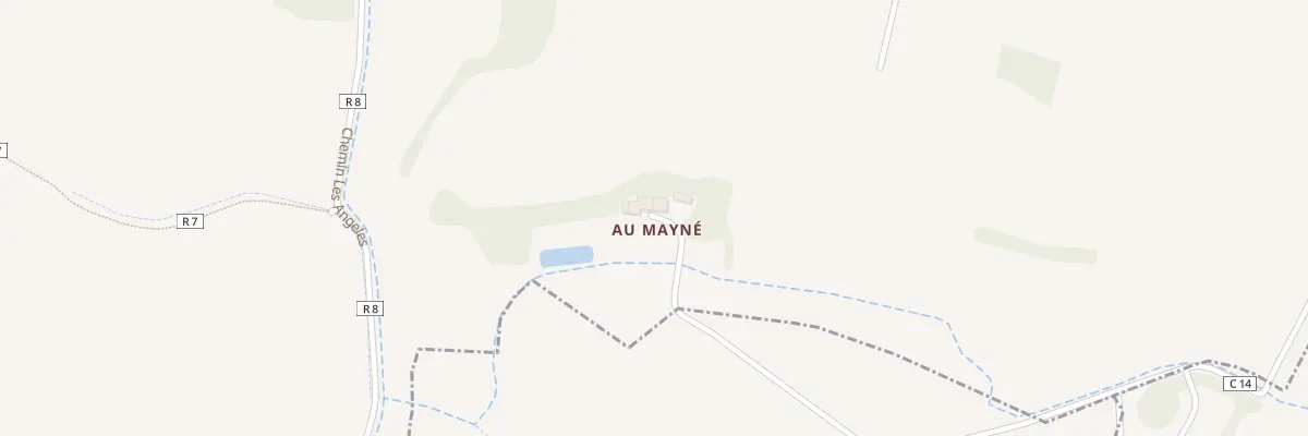 Plan du 2679 Rte de Préchac à Cézan