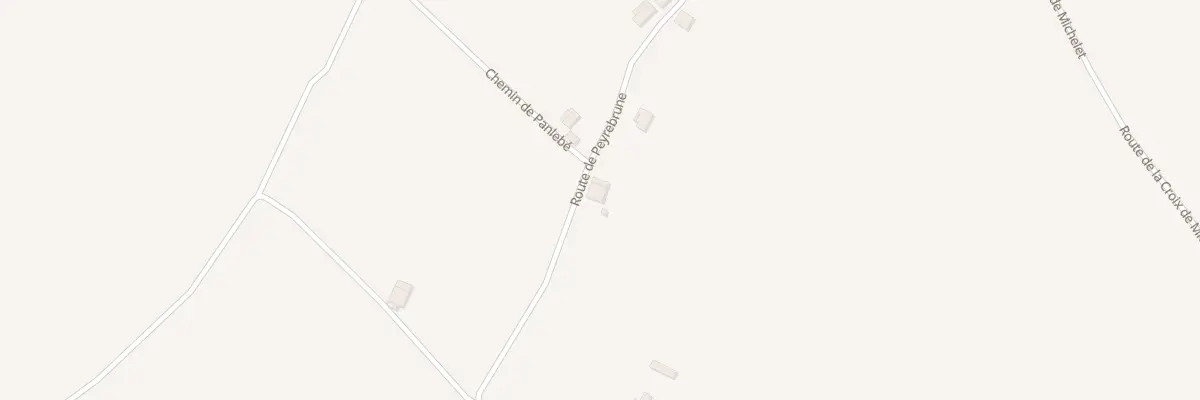 Plan du 1018 Rte de Peyrebrune à Fongrave