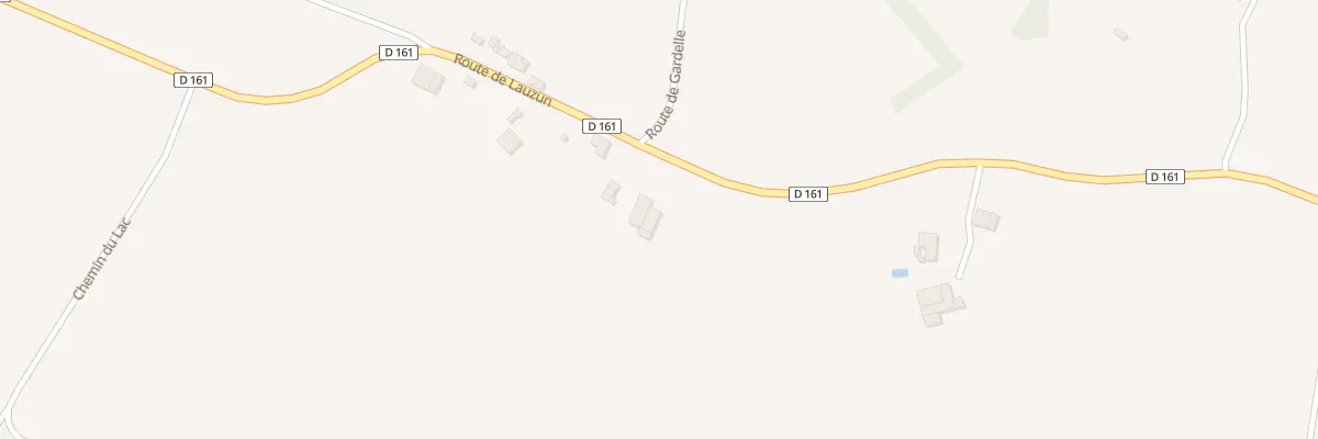 Plan du 835 Rte de Lauzun à Sérignac-Péboudou