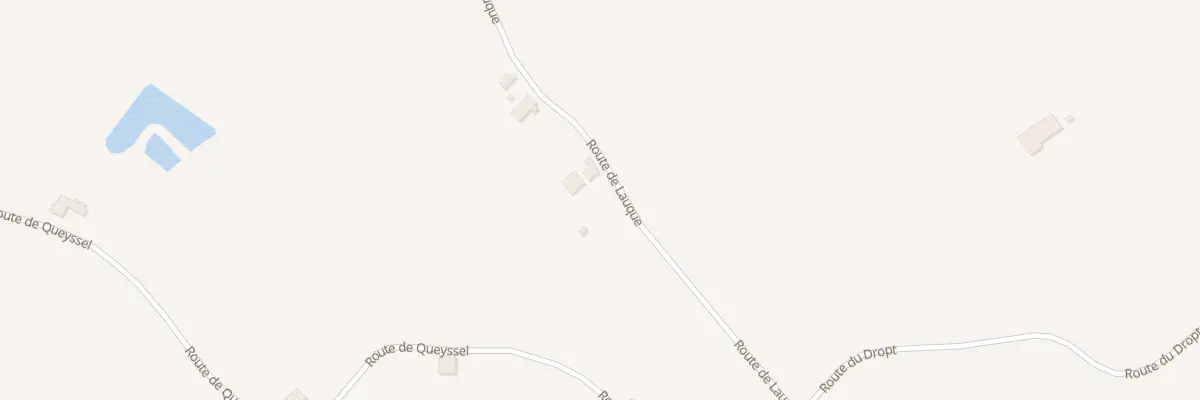 Plan du 883 Rte de Lauque à Lalandusse