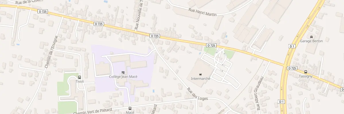 Plan du 146 Rue des Loges à Châtellerault