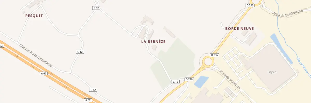 Plan du 52 Rte de Milomes à Sainte-Colombe-en-Bruilhois