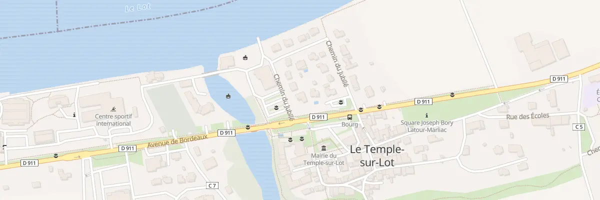 Plan du 2 Lot des Voiliers au Temple-sur-Lot