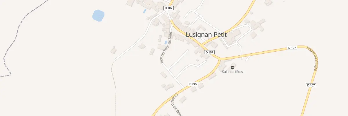 Plan du 534 Rte du Village à Lusignan-Petit