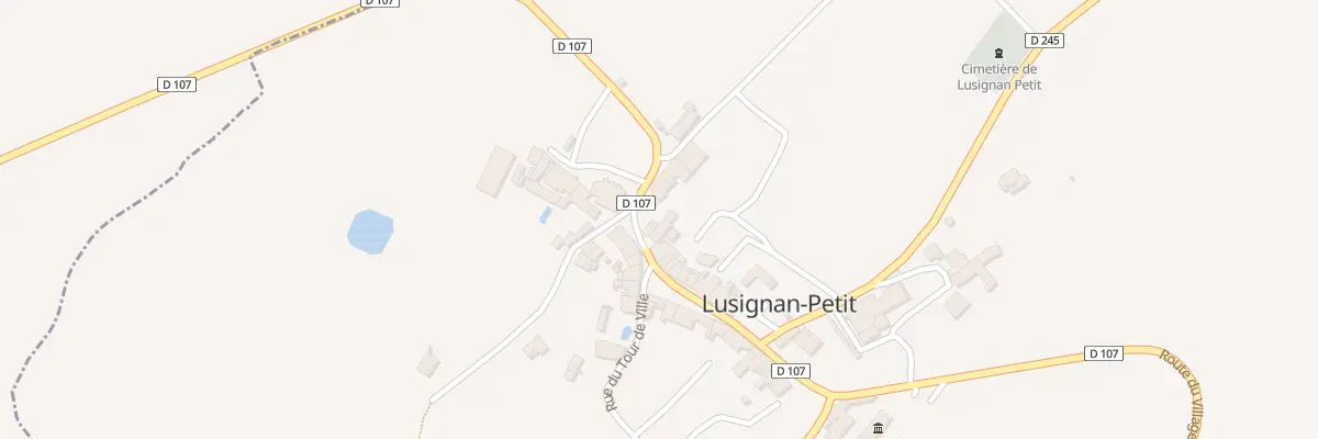 Plan du 5031 Le Bourg à Lusignan-Petit