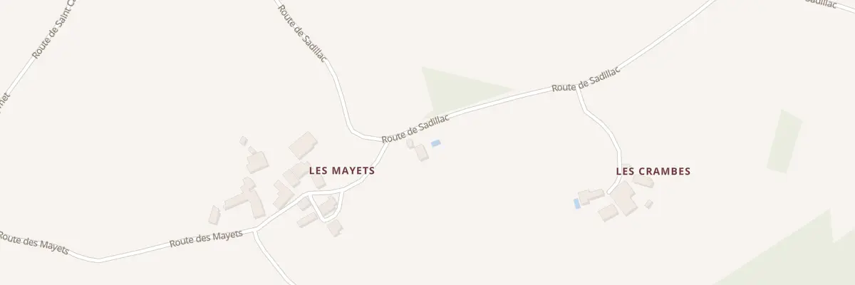 Plan du 9A Les Crambes Est à Saint-Perdoux