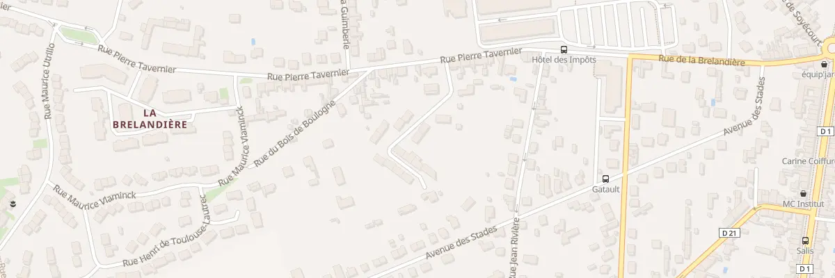 Plan du 12 Rue Nouvelle Brelandiere à Châtellerault