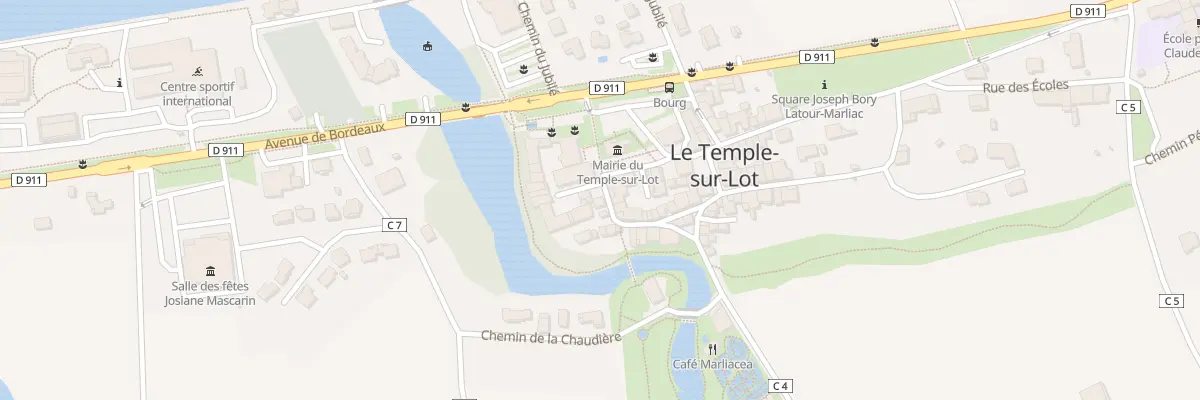 Plan du 21 Rue des Tigres au Temple-sur-Lot