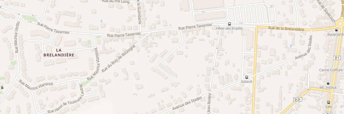 Plan du 14 Rue Nouvelle Brelandiere à Châtellerault