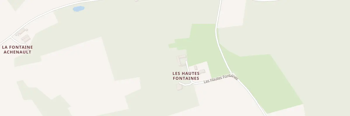 Plan du 5061 Les Hautes Fontaines à Vellèches