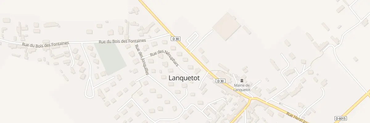 Plan du 11 Rue des Nénuphars à Lanquetot