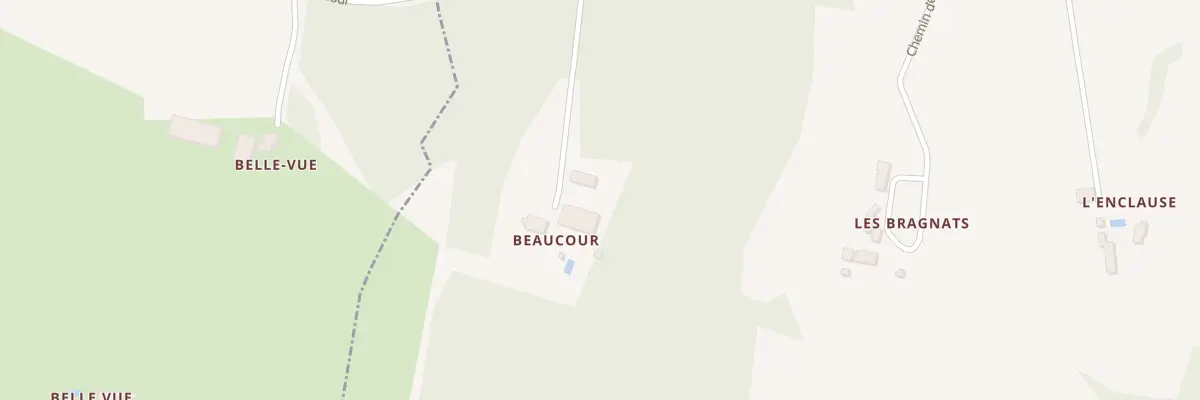 Plan du 2 Beaucour à Saint-Aubin-de-Cadelech