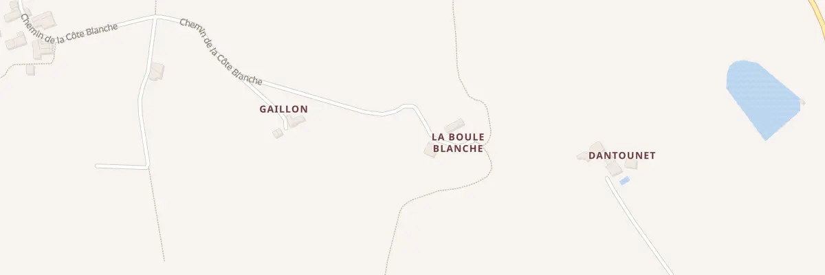 Plan du 112 La Boule Blanche à Lusignan-Petit