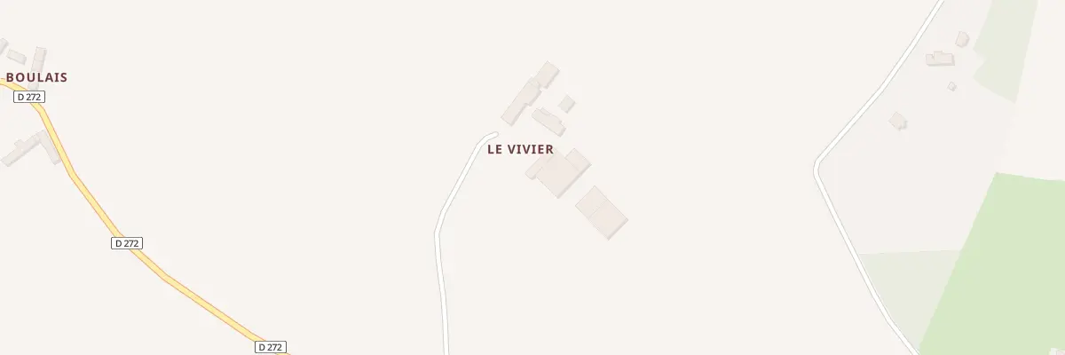 Plan du 28 Le Vivier à Saint-Denis-sur-Huisne