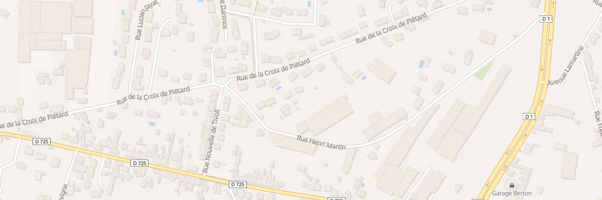 Plan du 50 Rue Henri Martin à Châtellerault