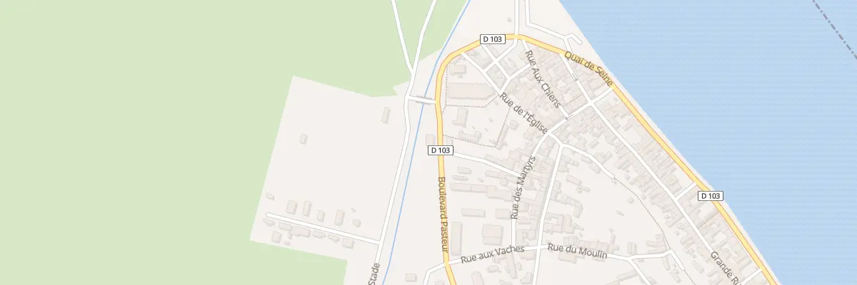 Plan du 3 Bd Pasteur à Quillebeuf-sur-Seine