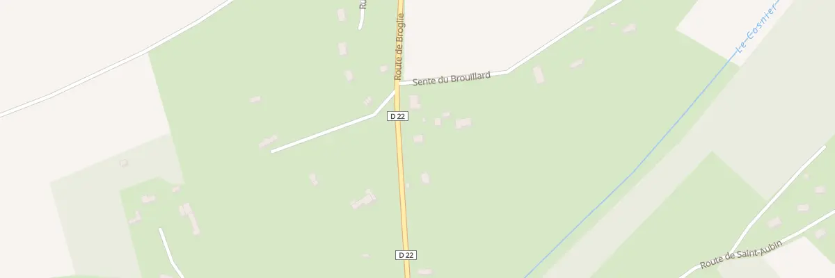 Plan du 83 Rte de Broglie à Grand-Camp
