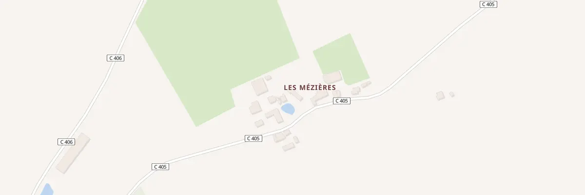 Plan du 3 Les Mezieres au Breil-sur-Mérize