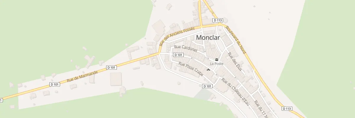 Plan du 23 Rue de Marmande à Monclar