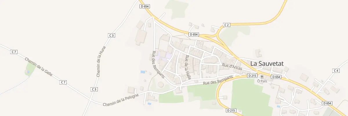 Plan du 5183 Le Village à La Sauvetat