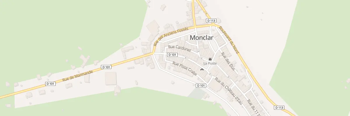 Plan du 21 Rue de Marmande à Monclar