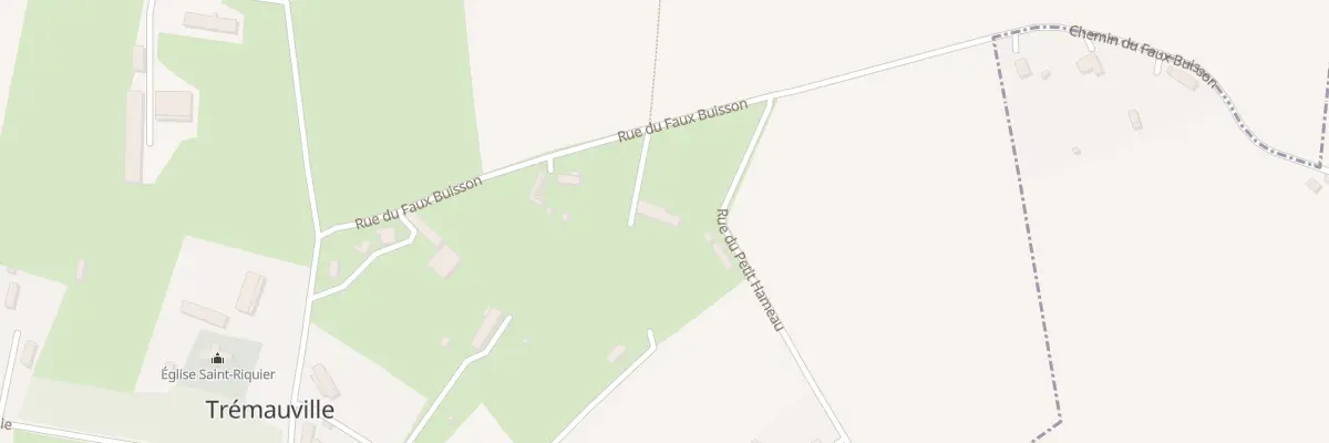 Plan du 236 Rue du Faux Buisson à Trémauville