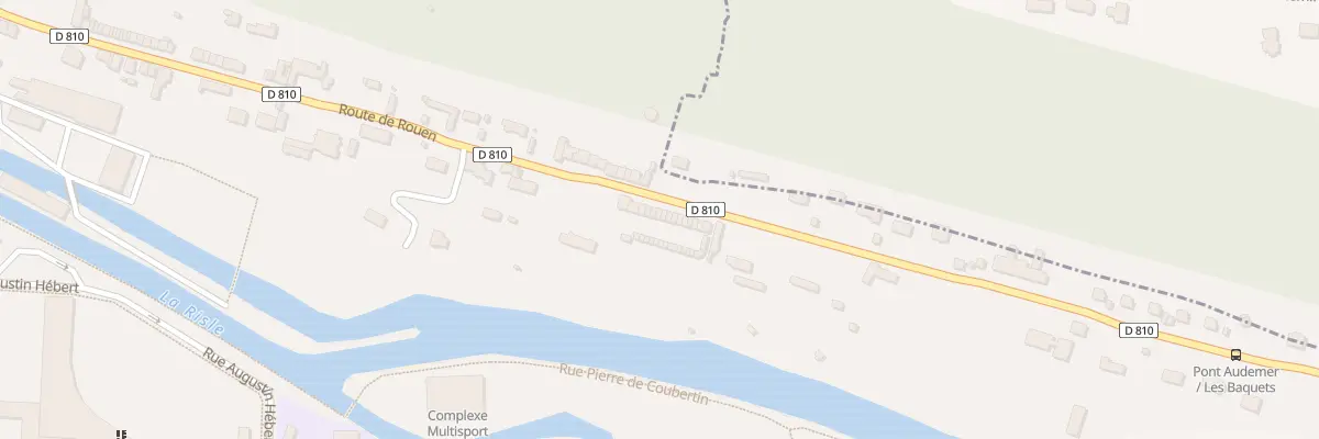 Plan du 72 Rte de Rouen à Pont-Audemer