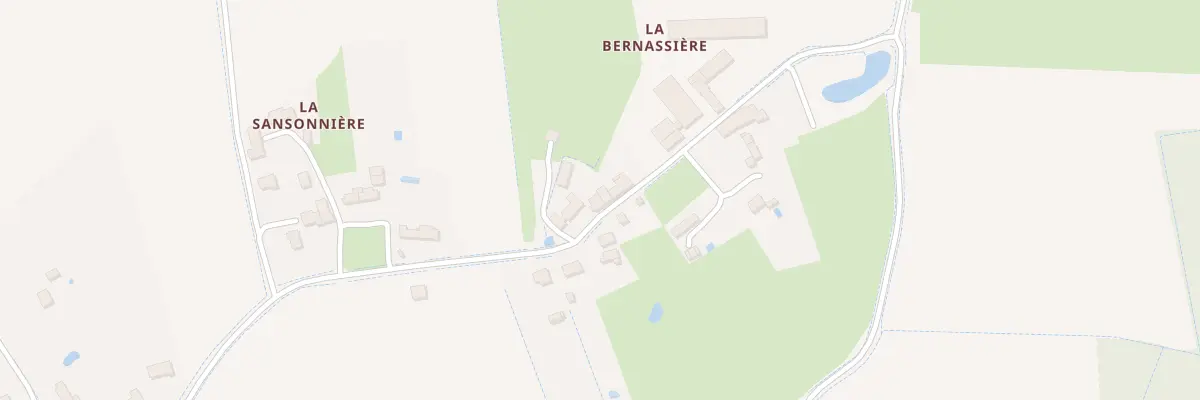 Plan du 3 La Bernassière à Druye