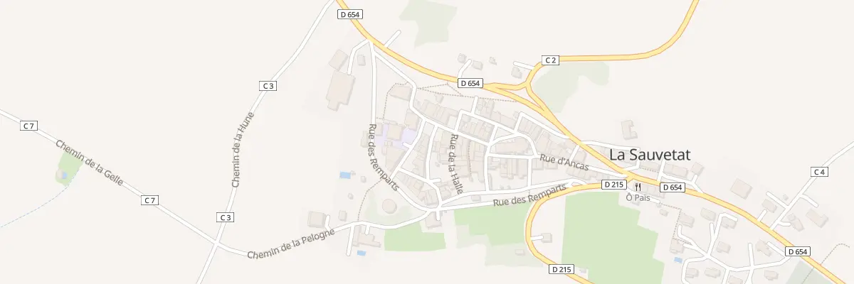 Plan du 5182 Le Village à La Sauvetat