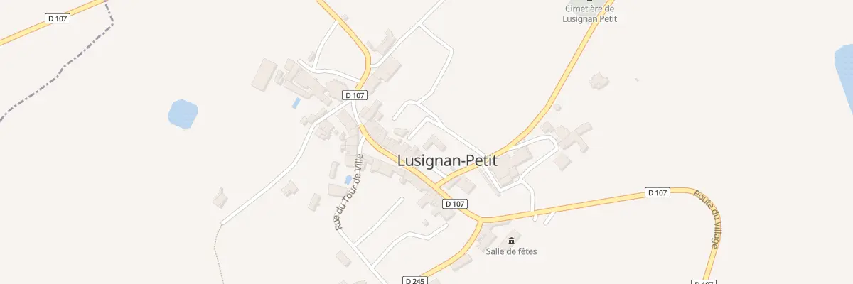 Plan du 41 Le Bourg à Lusignan-Petit
